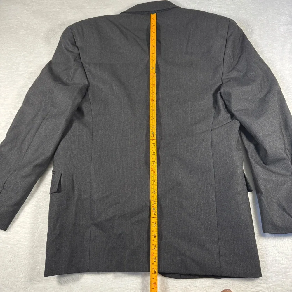 Joseph Abboud‎ Blazer Mens 40S Charcoal Gray Excellent Pinstripe Wool Sport Coat